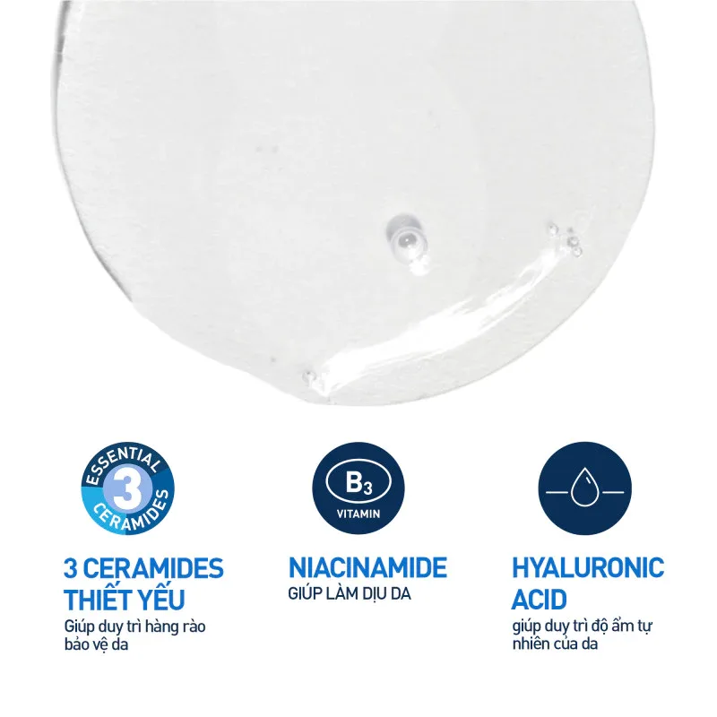 Sữa Rửa Mặt CeraVe Foaming Facial Cleanser Tạo Bọt Làm Sạch Sâu Kiềm Dầu Cho Da Thường Đến Da Dầu 88ml/236ml/473ml 6
