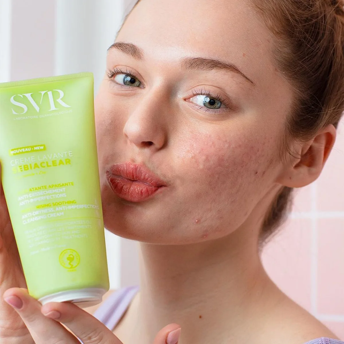 Sữa Rửa Mặt SVR Sebiaclear Crème Lavante Dạng Sữa Cấp Ẩm Không Xà Phòng Cho Da Dầu Mụn 55ml 200ml 3