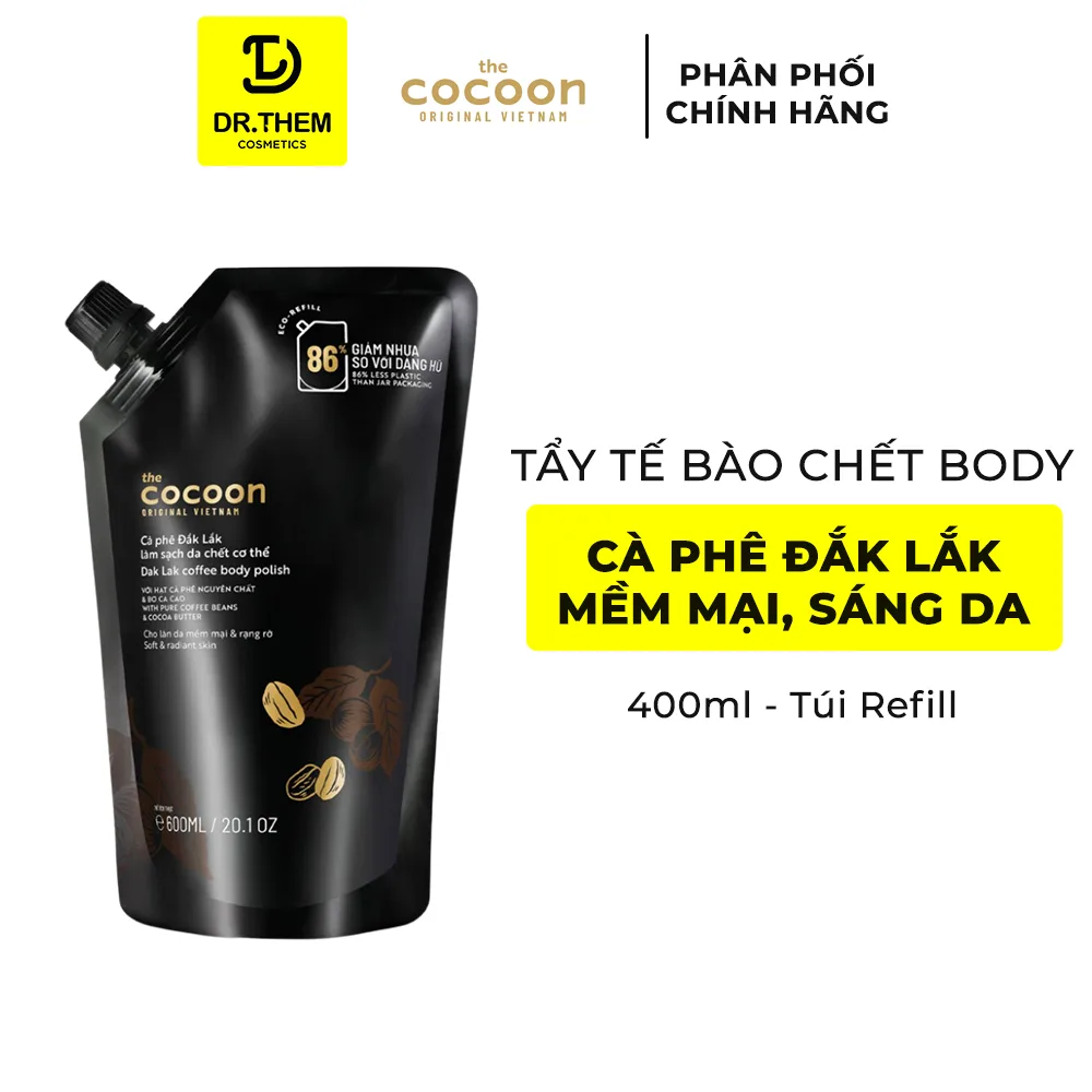 Tẩy Da Chết Cơ Thể Cocoon Dak Lak Coffee Body Polish Cà Phê Đắk Lắk Cho Làn Da Mềm Mại Sáng Mịn 200ml 7