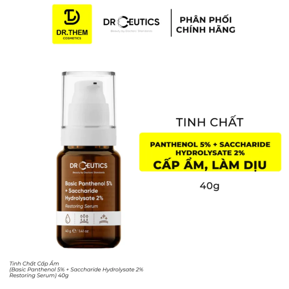 Tinh Chất DrCeutics Serum B5 Basic Và Dexpanthenol 10% Cấp Ẩm Hỗ Trợ Phục Hồi Làm Dịu Da Dầu Mụn 30g/40g/100g 6