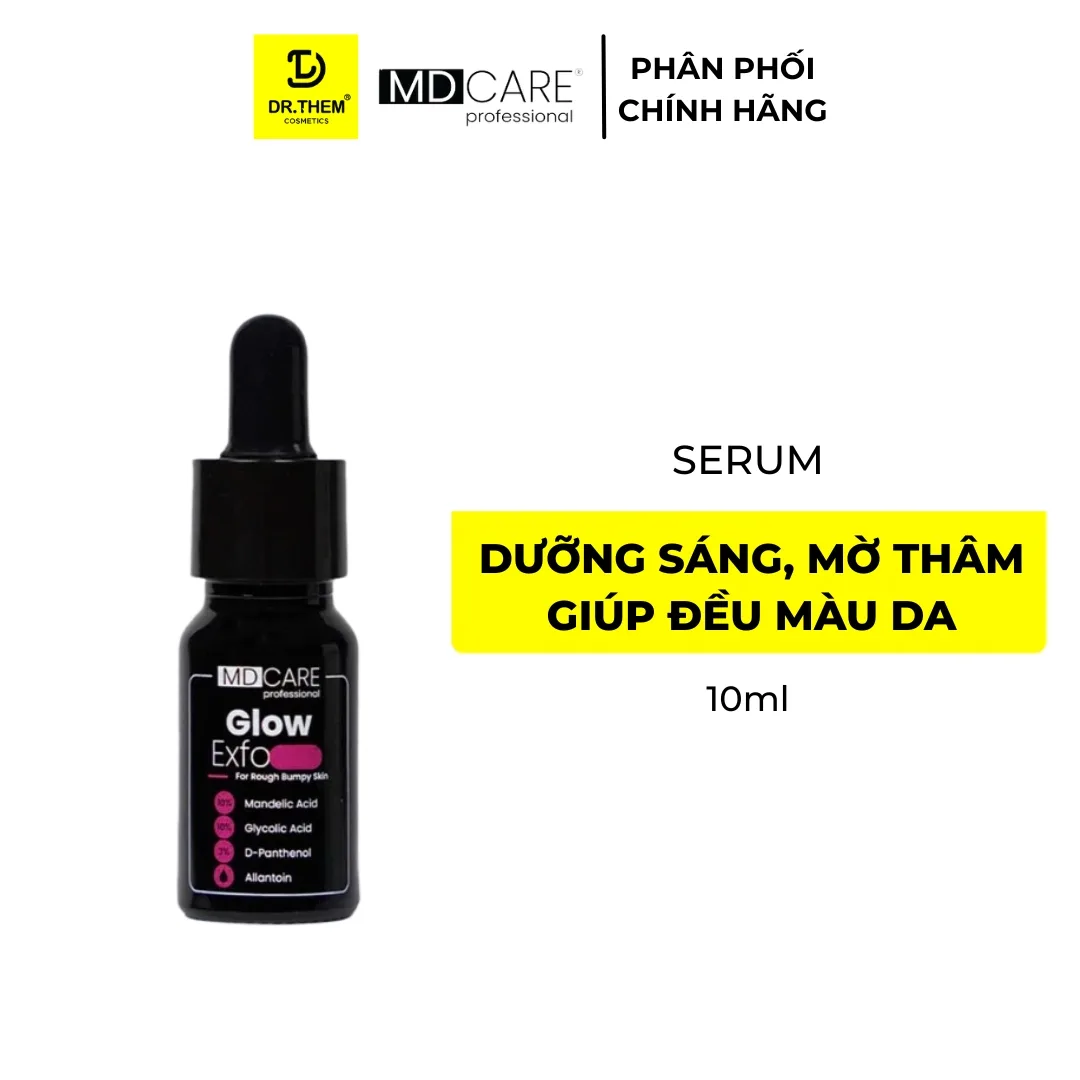 Tinh Chất Tẩy Tế Bào Chết MD CARE Glow Exfo Hỗ Trợ Làm Sáng Mờ Thâm Đều Màu Da Cho Da Xỉn Màu 10ml/30ml 7