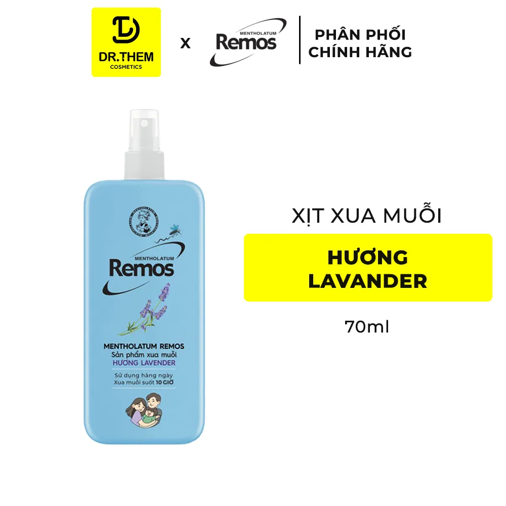 Xịt Xua Muỗi Rohto Remos Picaridin Và Tinh Dầu Thiên Nhiên Xua Đuổi Muỗi Côn Trùng Cho Bé Và Người Lớn 70ml/150ml 6