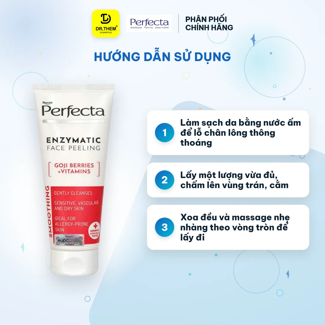 Enzyme Tẩy Tế Bào Chết Perfecta Jagody Goji Witaminy Peeling Enzymatyczny Kỷ Tử Dịu Nhẹ Cho Da Khô Nhạy Cảm 75ml 5