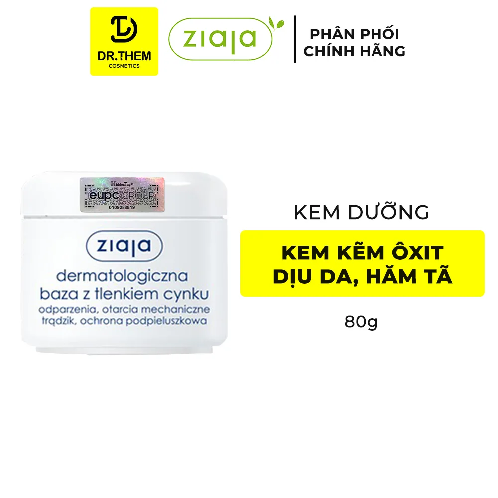 Kem Kẽm Oxit Ziaja Dermatological Base With Zinc Oxide Tạo Màng Bảo Vệ Làm Dịu Da Kích Ứng 80g 2
