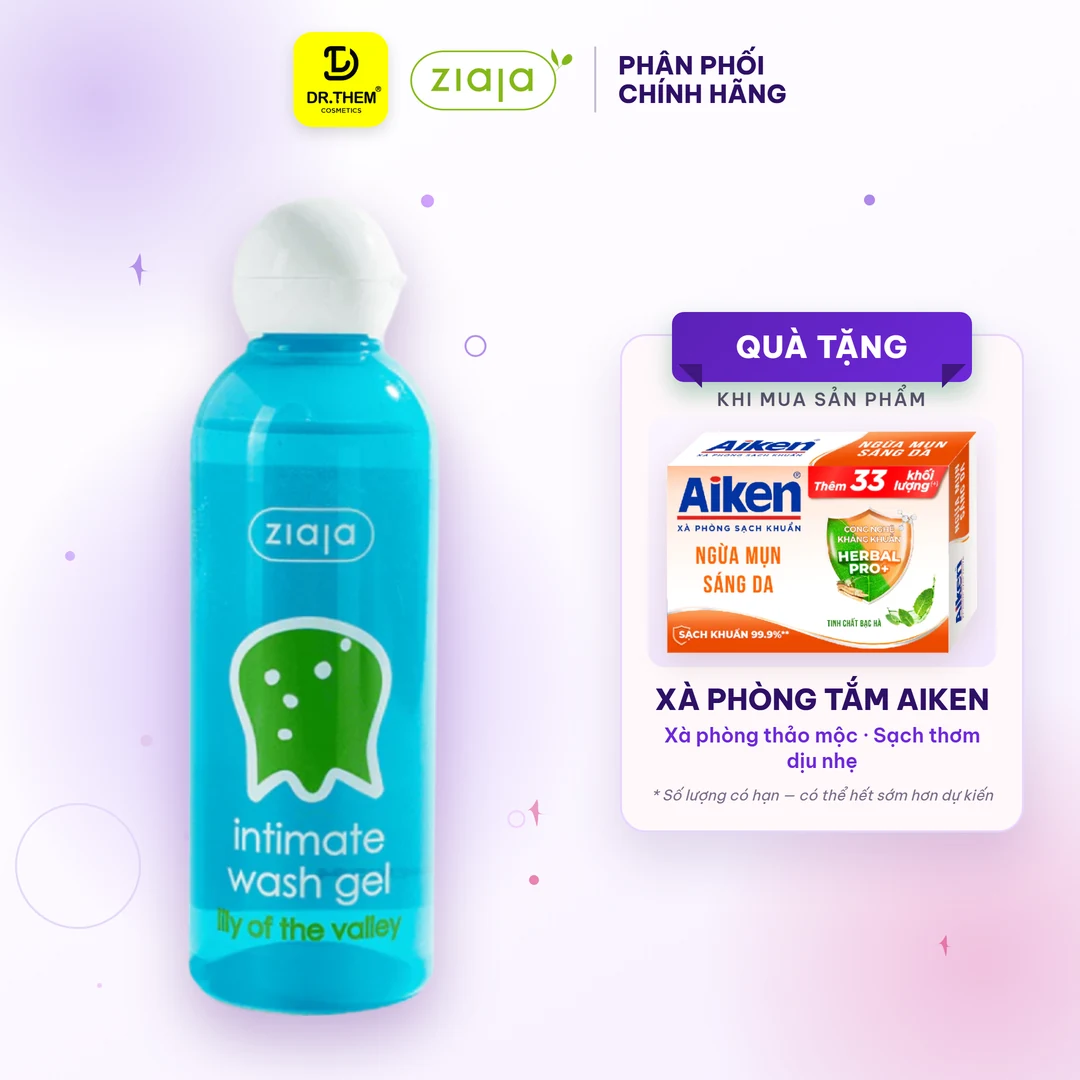 Dung Dịch Vệ Sinh Phụ Nữ Ziaja Intimate Hoa Lan Chuông Thơm Mát Dịu Nhẹ 200ml