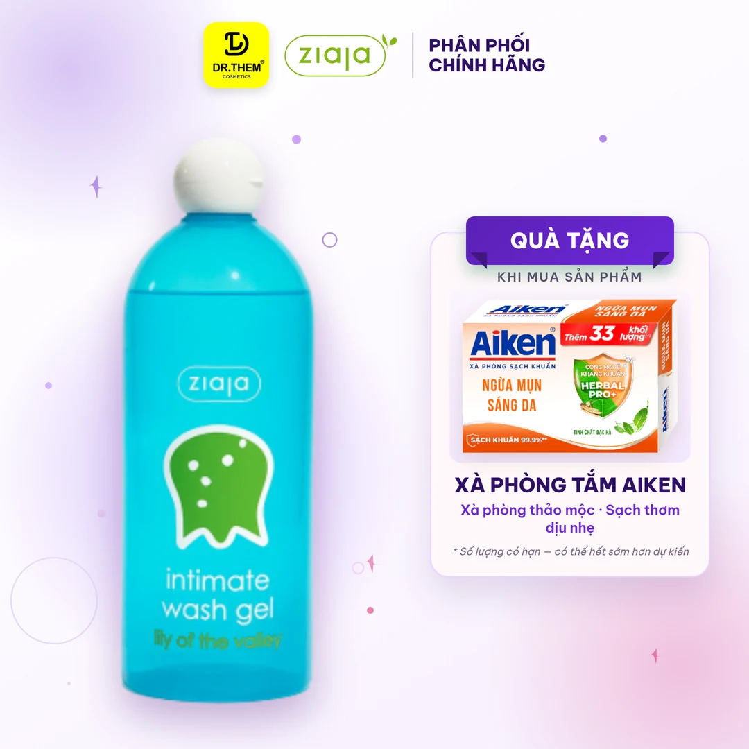 Dung Dịch Vệ Sinh Phụ Nữ Ziaja Intimate Hoa Lan Chuông Thơm Mát Dịu Nhẹ 500ml